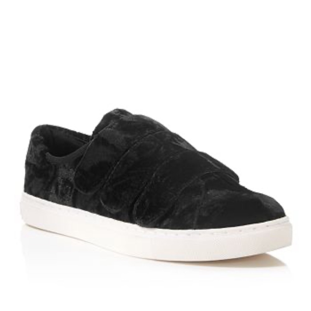 Rebecca Minkoff Becky Black Crinkled Velvet Shoe